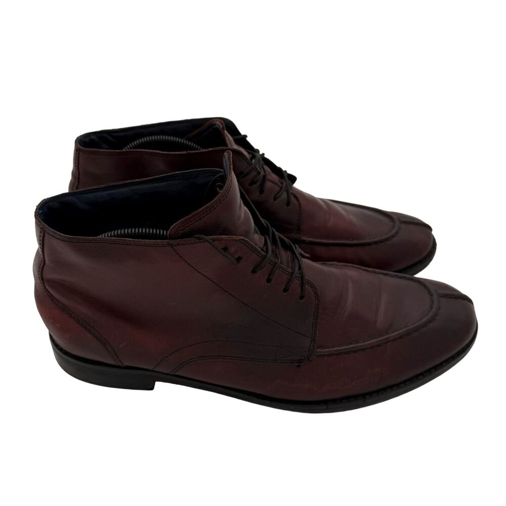 Cole Haan Air Men's Wagner Waterproof Chukka Boots Casual Brown Leather 10.5